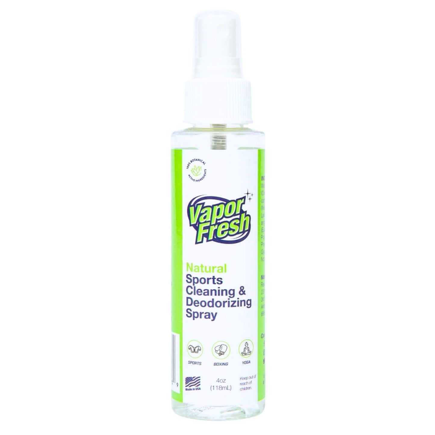 Vapor Fresh® Natural Sports Cleaning Spray Travel Size