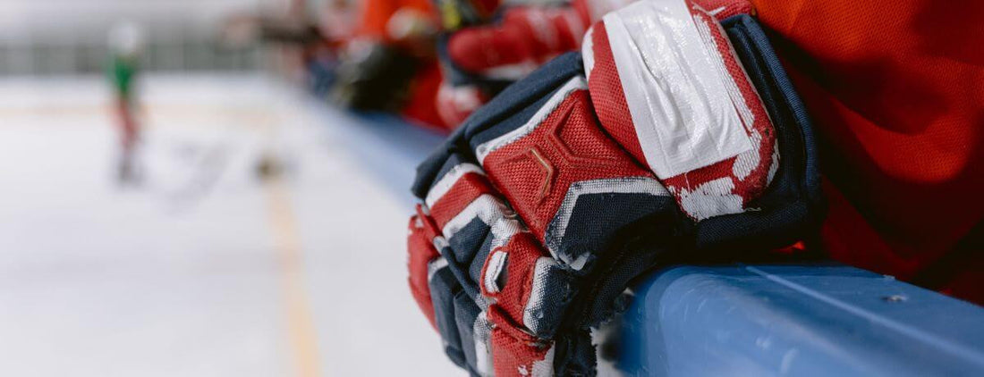 Putting on your hockey gear 