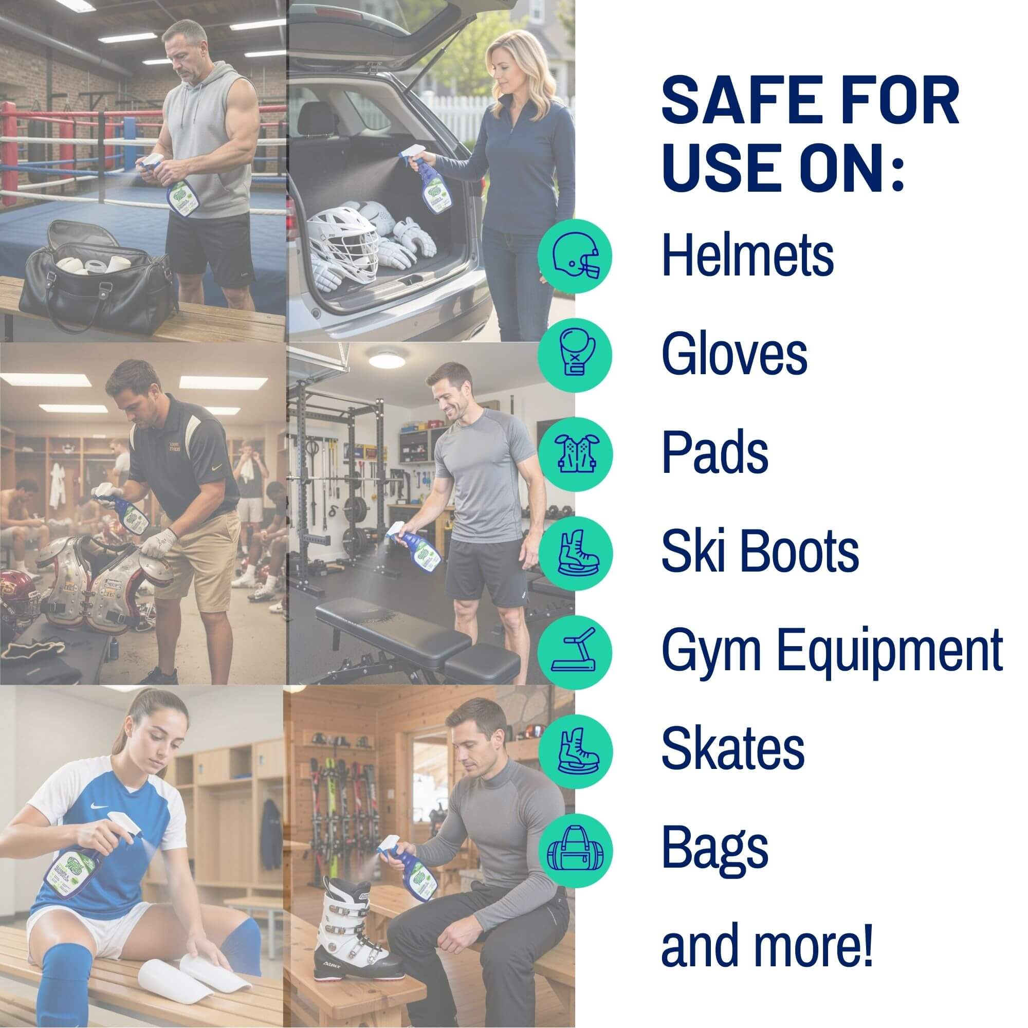 Sports Equipment Cleaner & Deodorizer