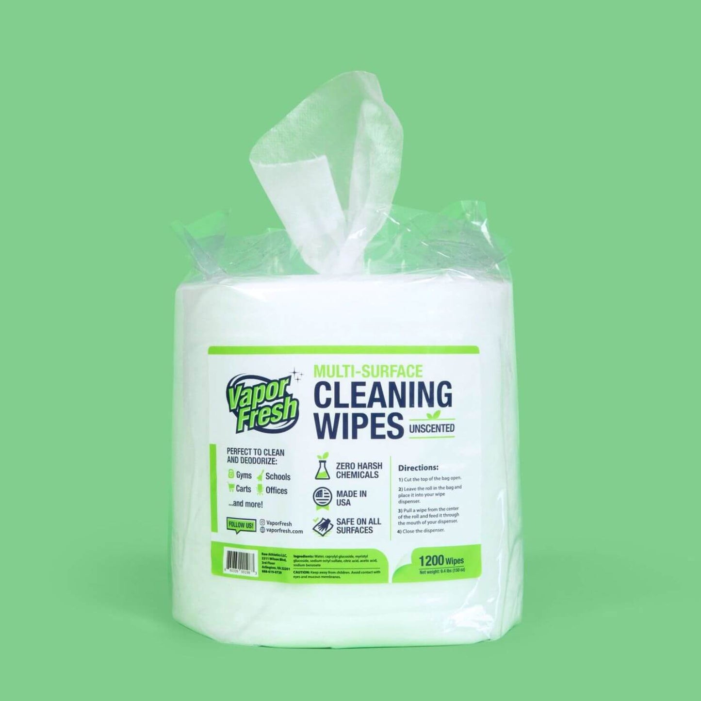 Vapor Fresh® Multi-Surface Cleaning Wipes