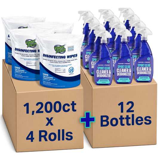 Disinfecting Wipe + Spray Case Bundle