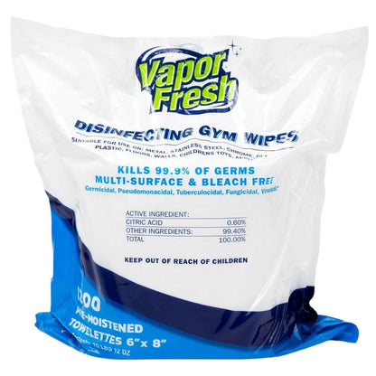 Vapor Fresh® Disinfecting Gym Wipes