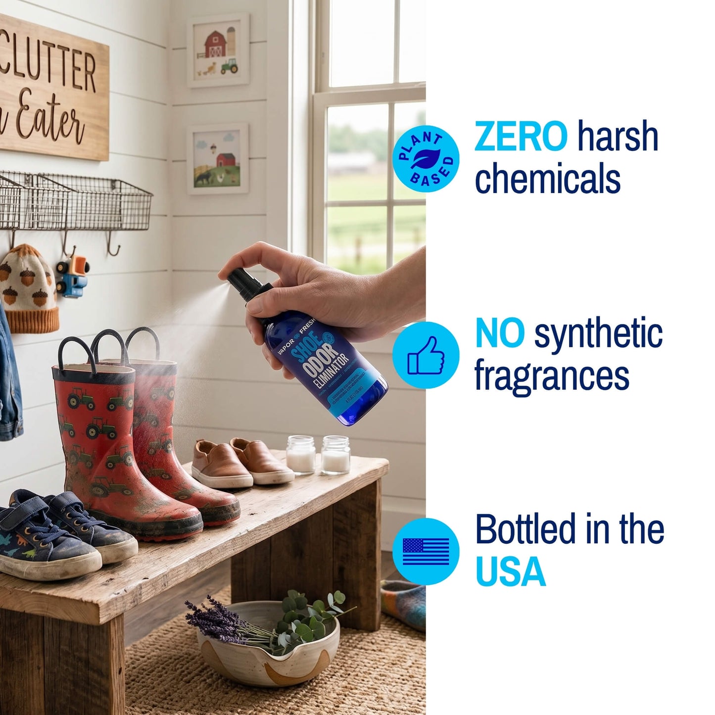 Shoe Odor Eliminator Spray