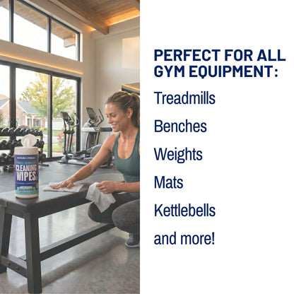Fitness Equipment Cleaning Wipes