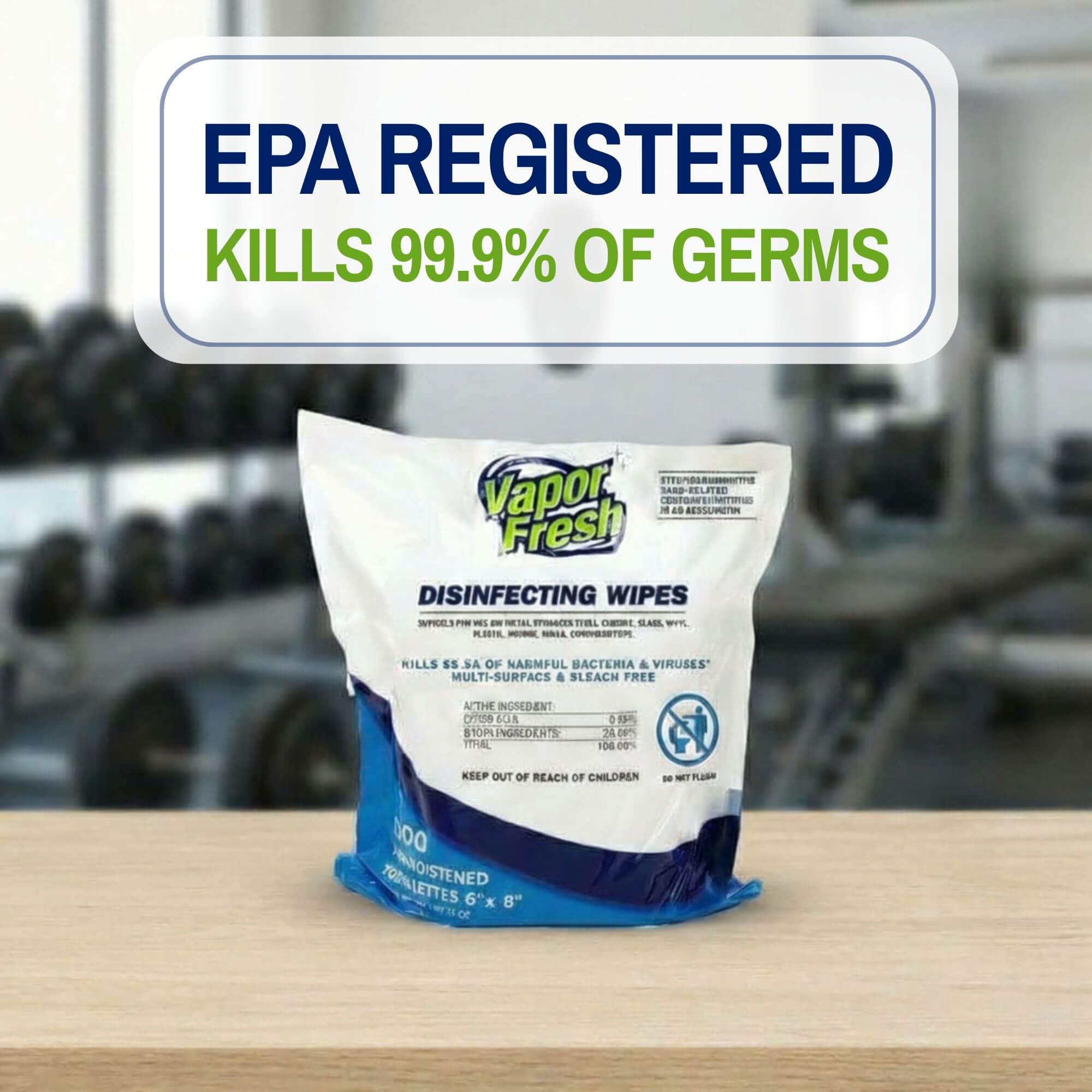 Fitness Equipment Disinfecting Wipes (1200ct)