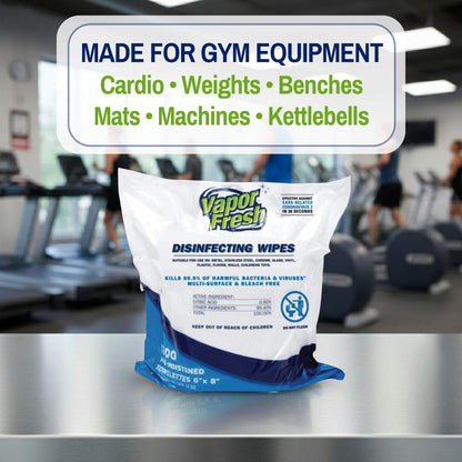 Fitness Equipment Disinfecting Wipes (1200ct)