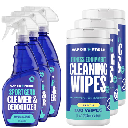 Home Gym Bundle Pack (Lemon Scent Wipes)
