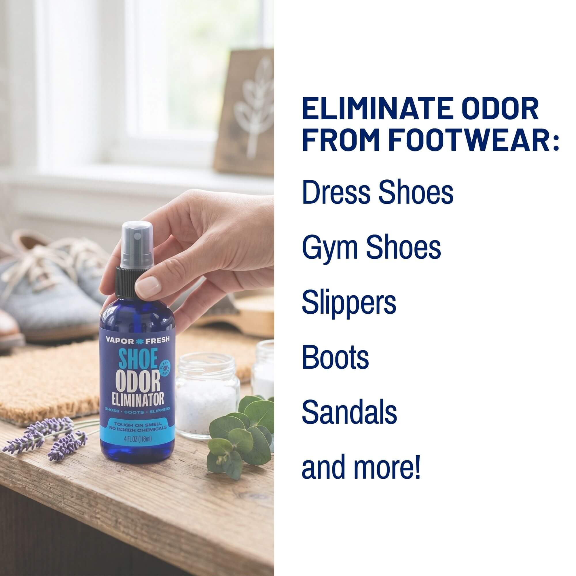 Shoe Odor Eliminator Spray