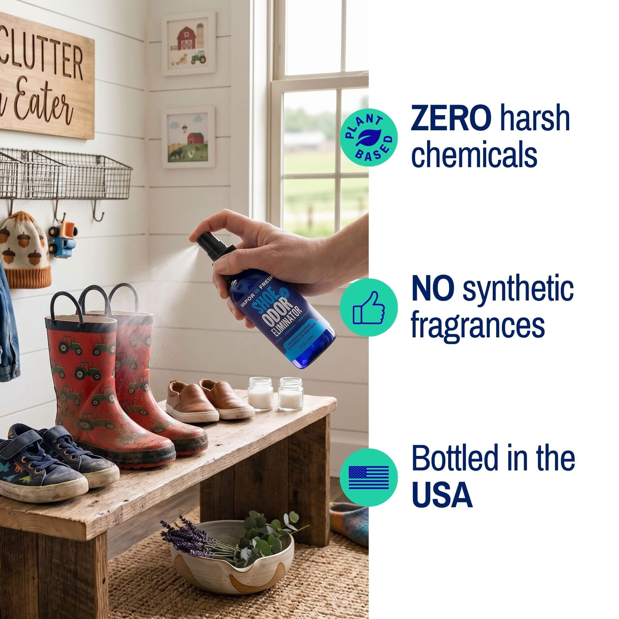 Shoe Odor Eliminator Spray