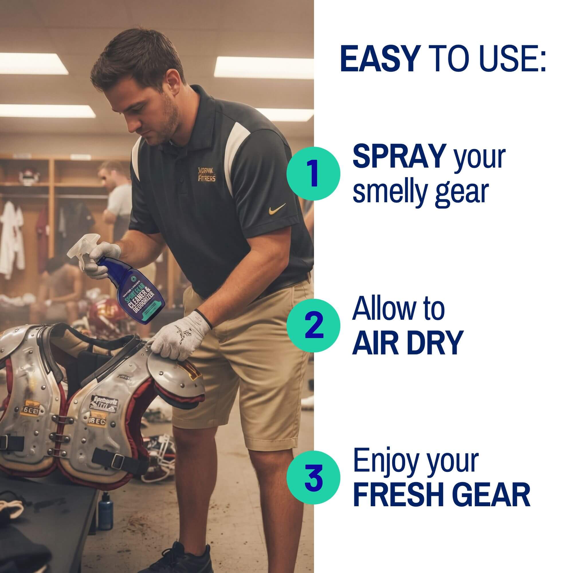 Sports Equipment Cleaner & Deodorizer