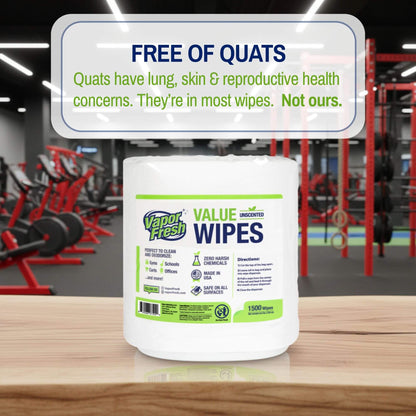 Fitness Equipment Value Wipes (1500ct)