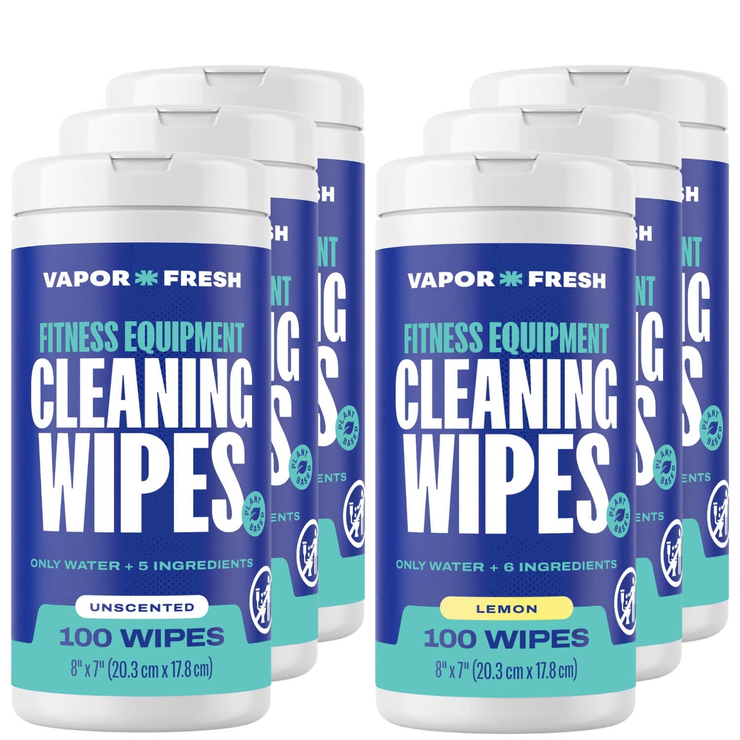 Canister Wipe Scent Sample Pack (Lemon & Unscented)