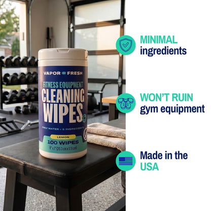 Home Gym Bundle Pack (Lemon Scent Wipes)