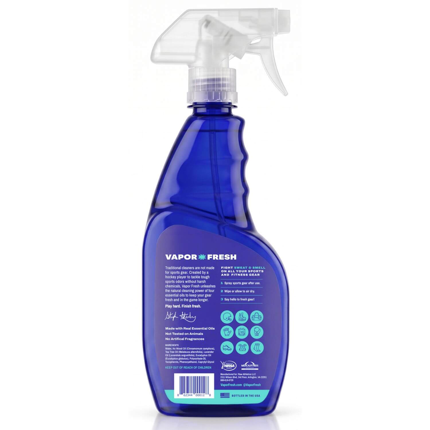 vap cleaner Vapor Fresh Natural Sports Cleaning Spray