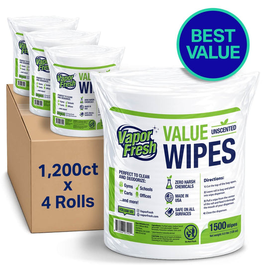 Fitness Equipment Value Wipes (1500ct)